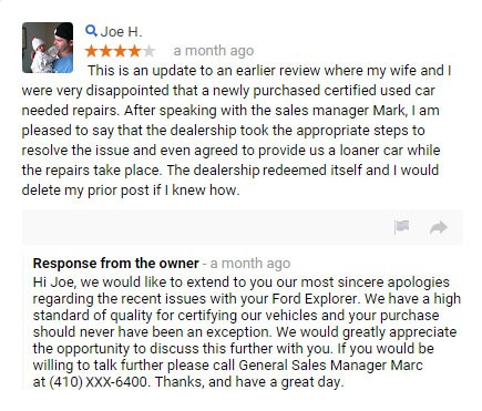 Bad Review Example 2